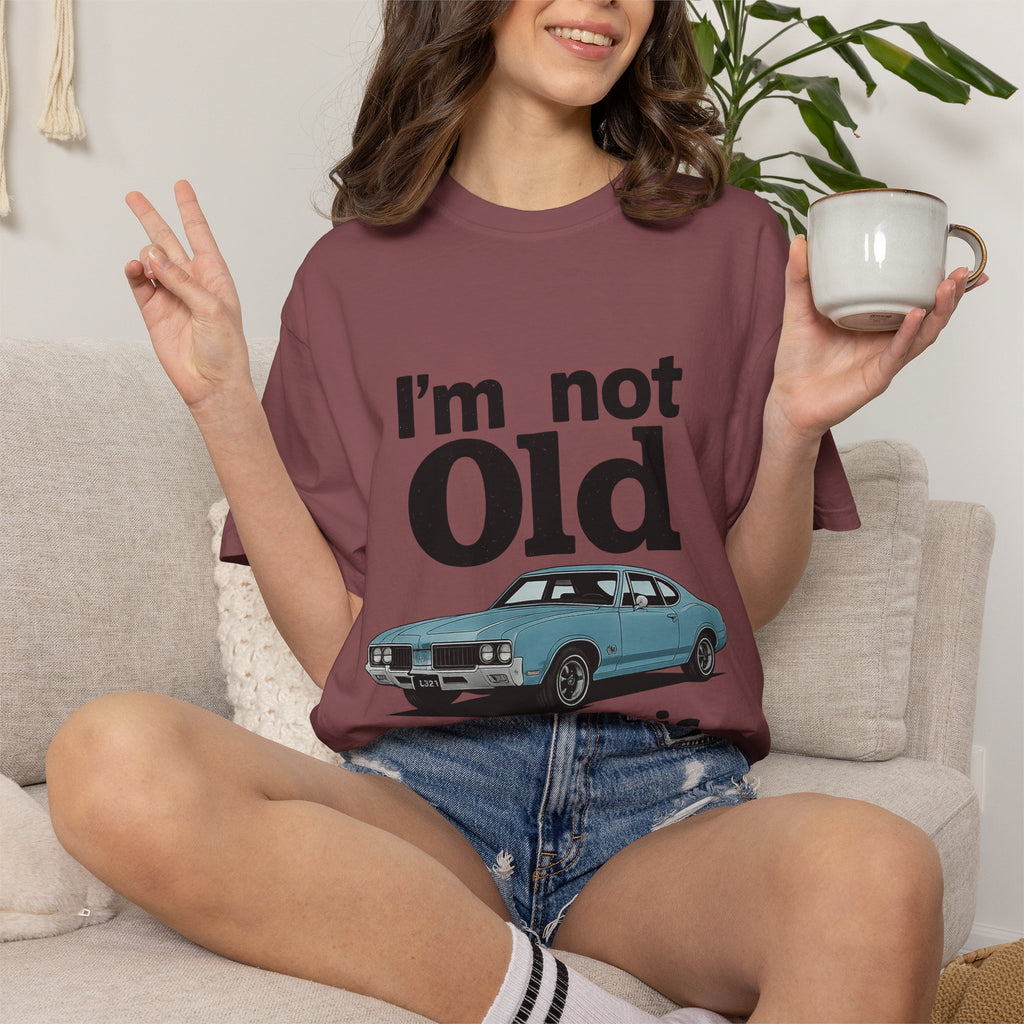 Classic Car T-Shirt — "I'm Not Old I'm Classic" Vintage Auto Tee