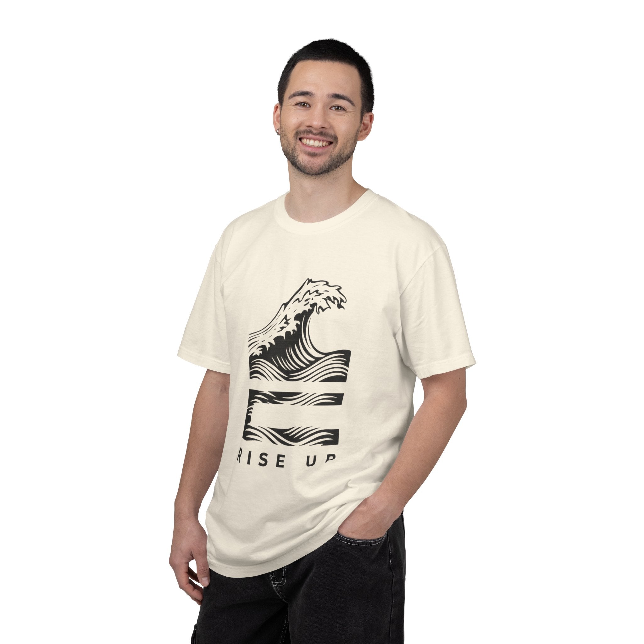 Rise Up Wave T-Shirt — Graphic Ocean Wave Tee