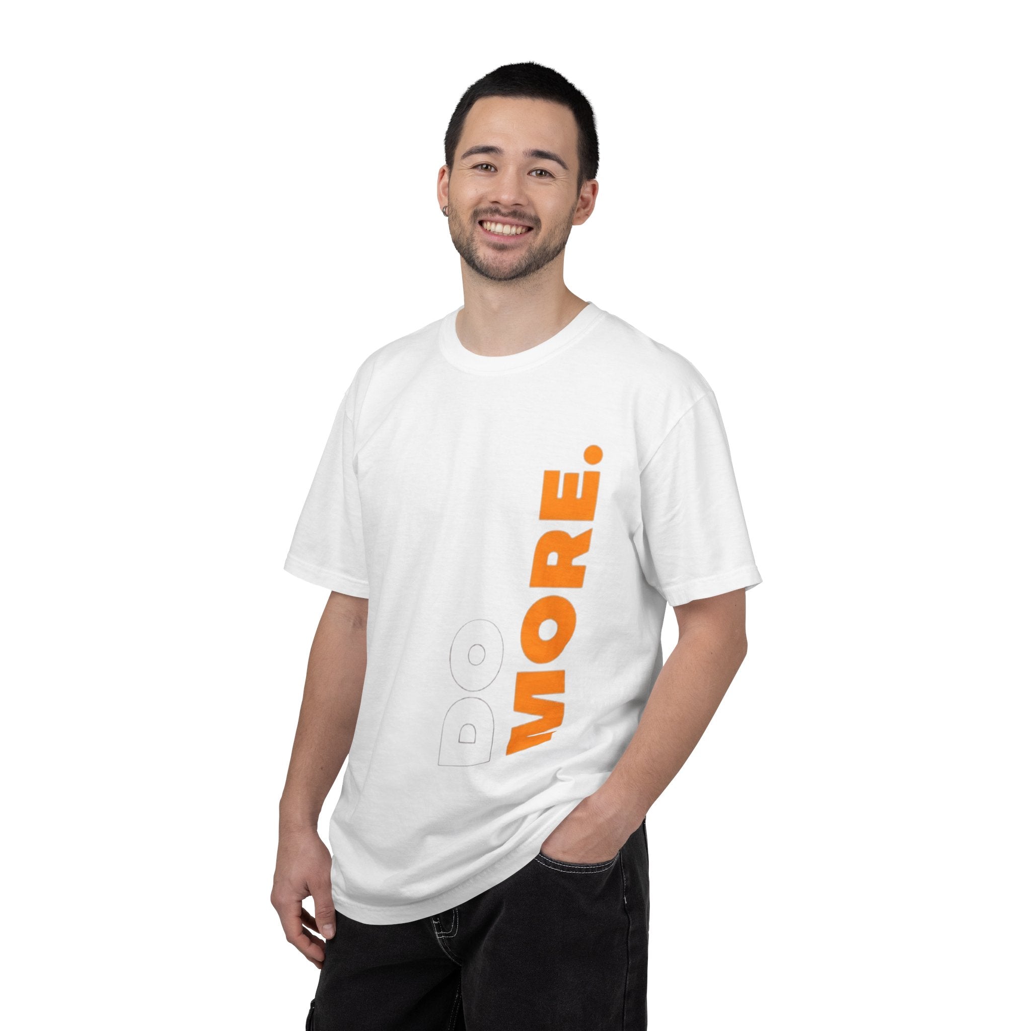 Do More T-Shirt — Motivational Vertical Print Tee