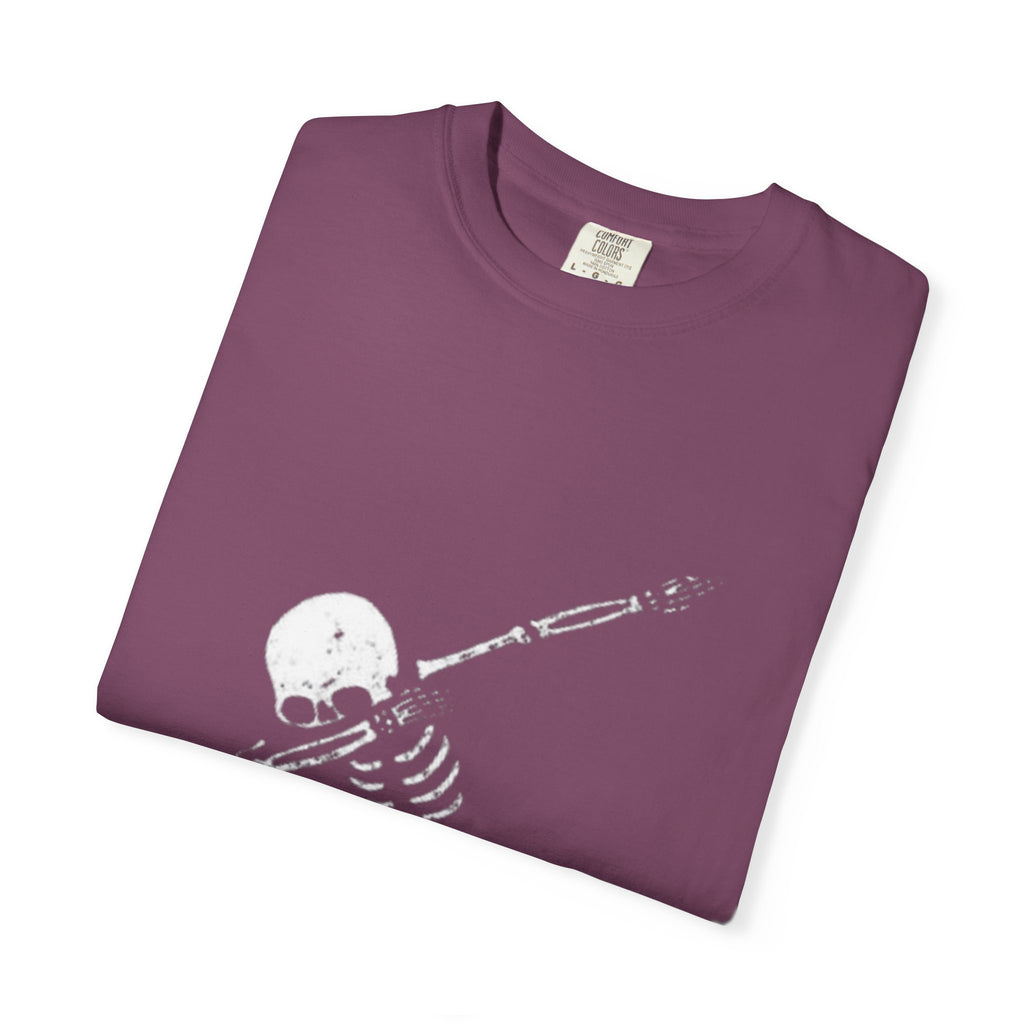 Dabbing Skeleton T‑Shirt — Funny Halloween Graphic Tee