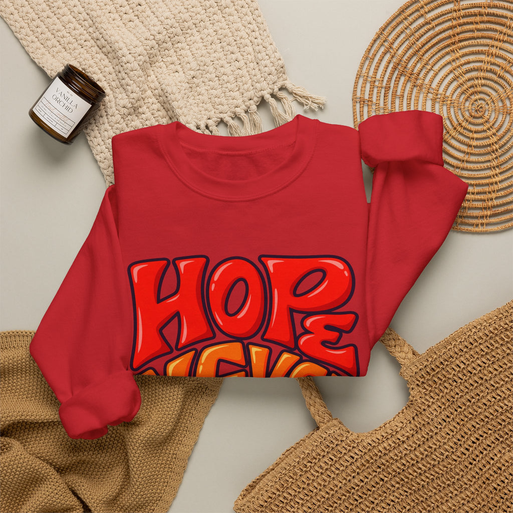 Hope Never Quits Crewneck Sweatshirt