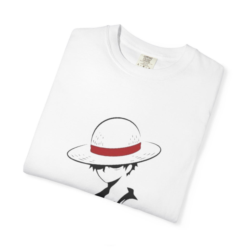 Minimal Straw Hat Silhouette T-Shirt