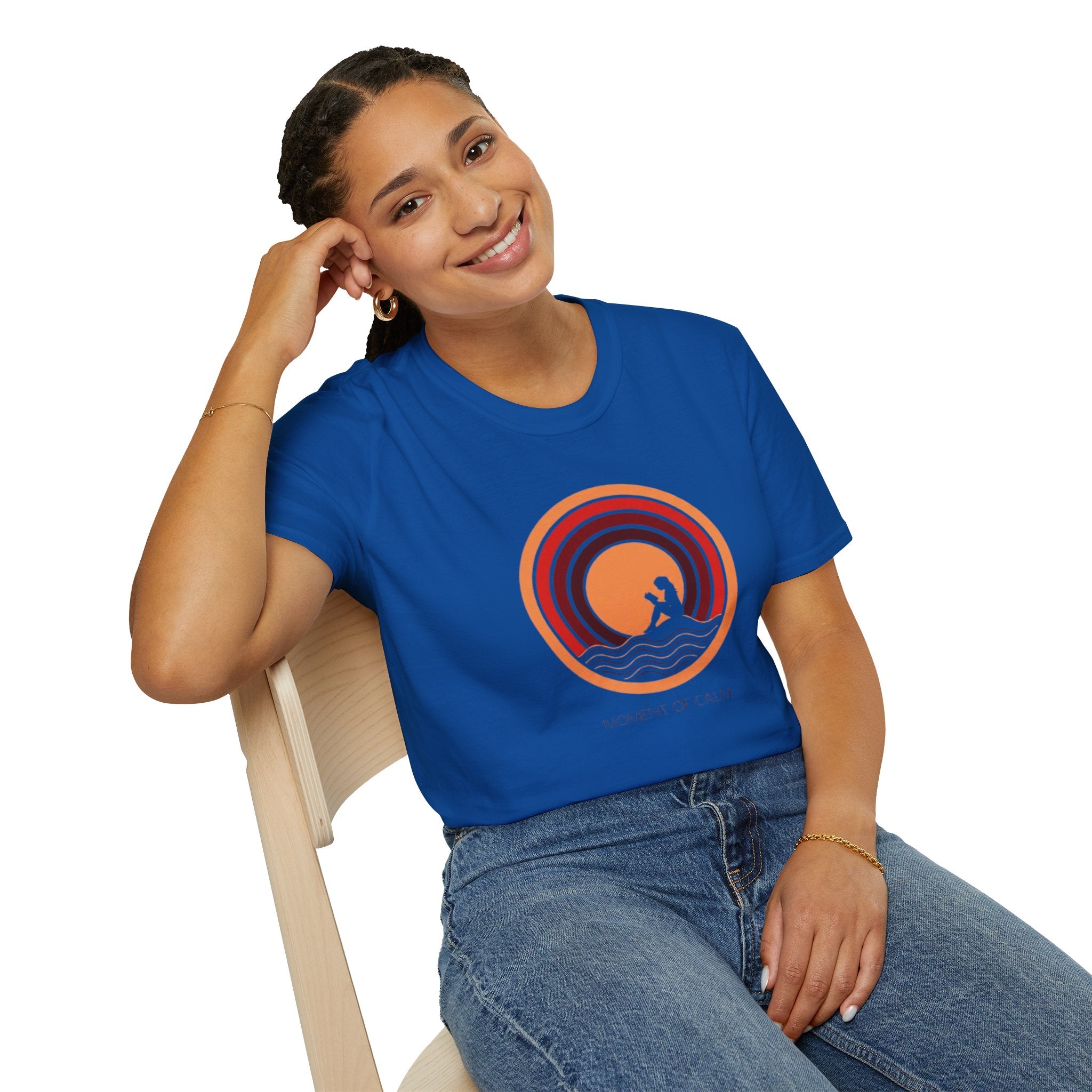 Sunset Surf T-Shirt — Retro Waves "Saltwater & Soul" Graphic Tee