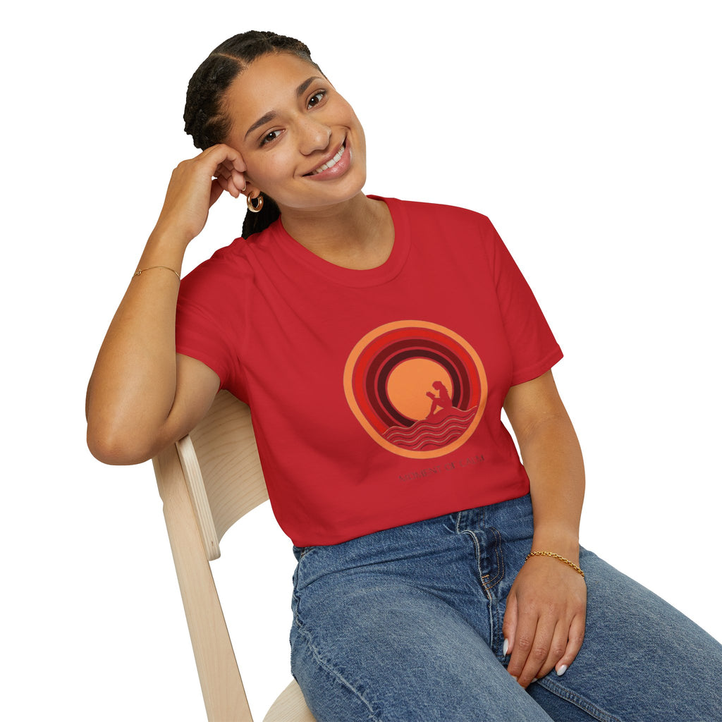 Sunset Surf T-Shirt — Retro Waves "Saltwater & Soul" Graphic Tee