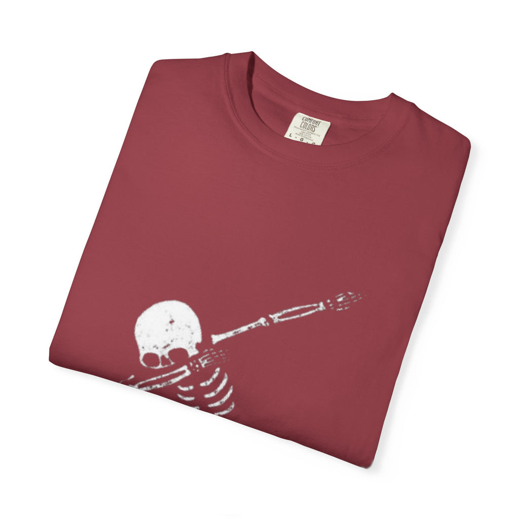 Dabbing Skeleton T‑Shirt — Funny Halloween Graphic Tee