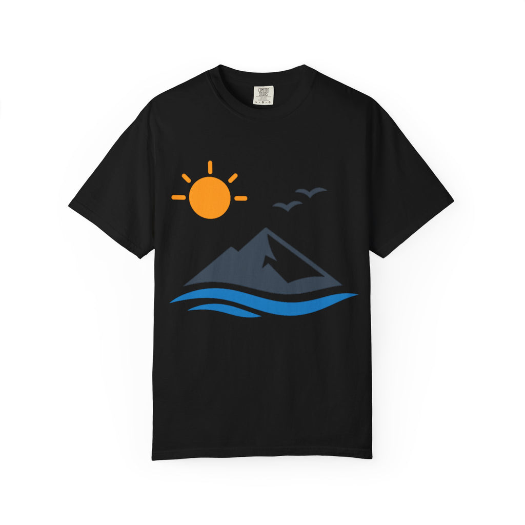 Mountain Sunrise T-Shirt — Scenic Outdoor Graphic Tee