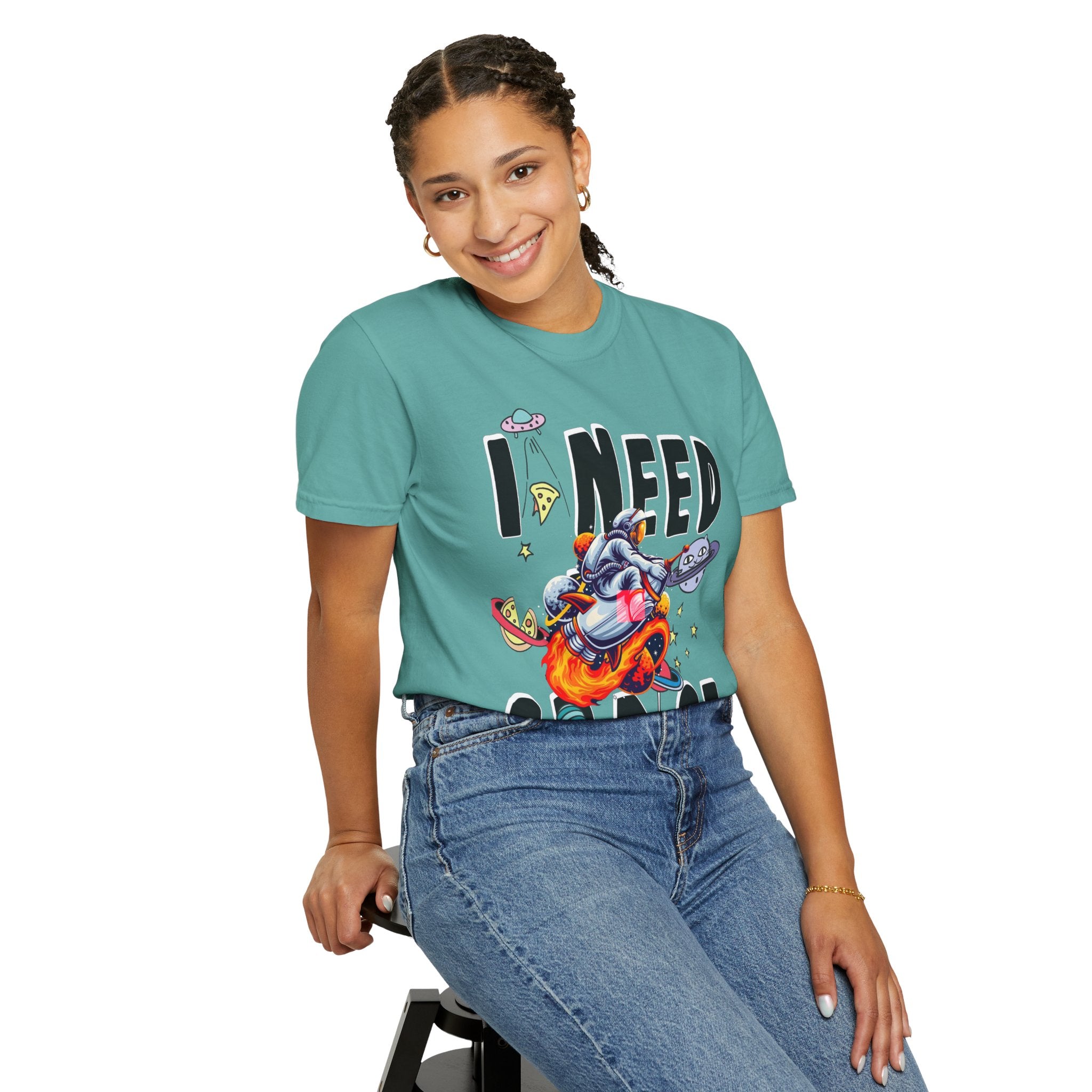 I Need Space T-Shirt — Funny Space Cartoon Astronaut Tee