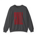 Chill Distorted Text Crewneck Sweatshirt