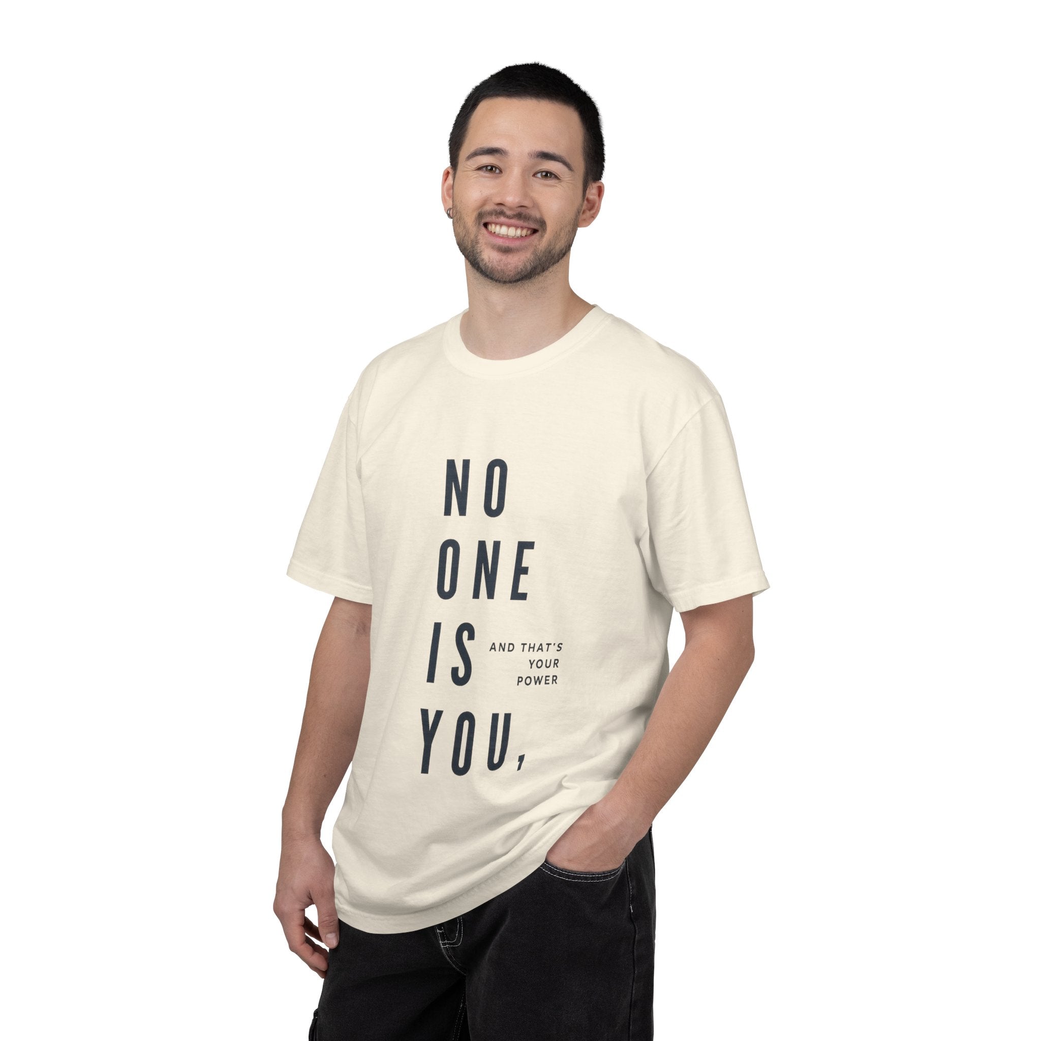No One Is You Tee — Inspirational Minimalist Graphic T-Shirt