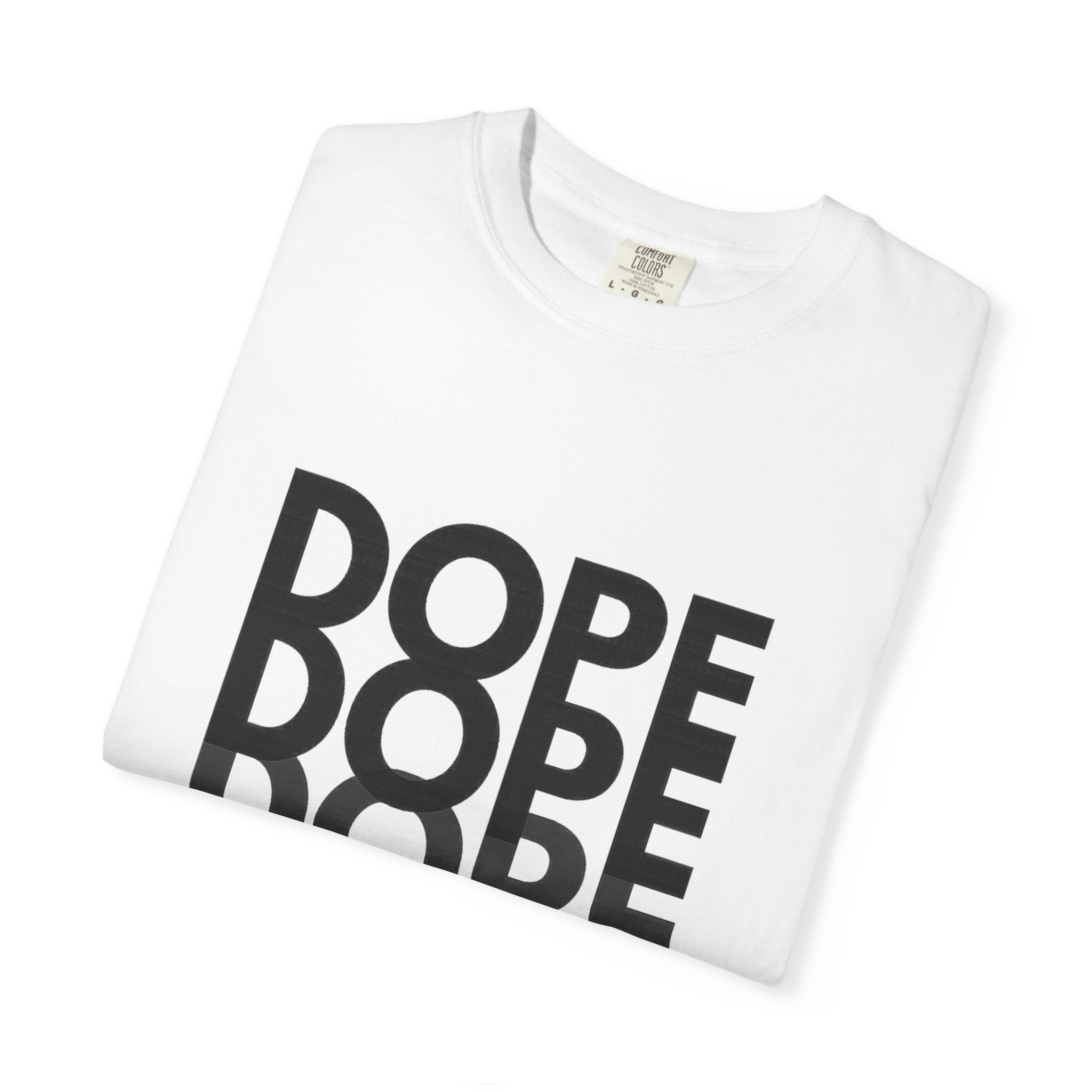 Dope Repeat Graphic T-Shirt — Retro Stacked Typography Tee