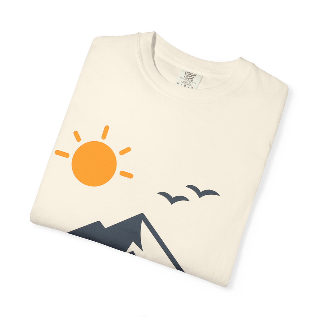 Mountain Sunrise T-Shirt — Scenic Outdoor Graphic Tee