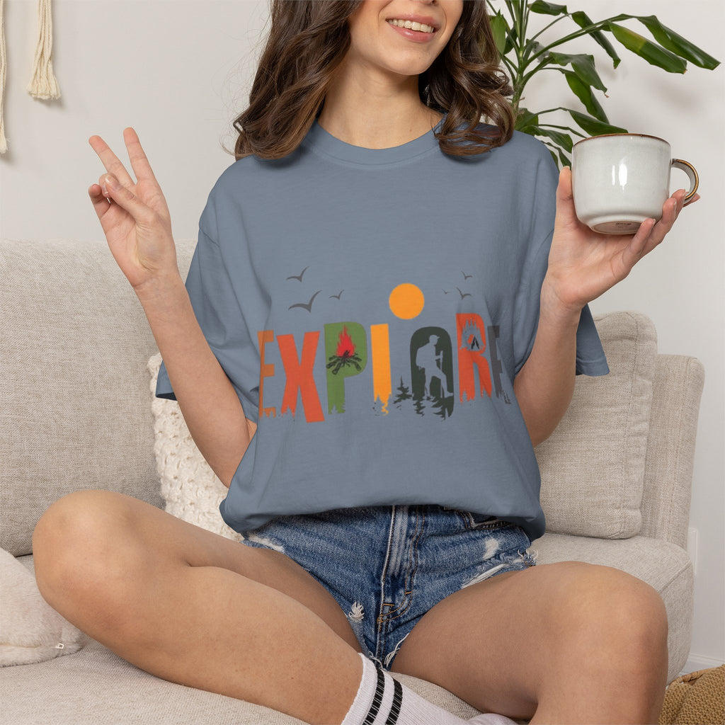 Explore Adventure T-Shirt — Outdoor Nature Graphic Tee