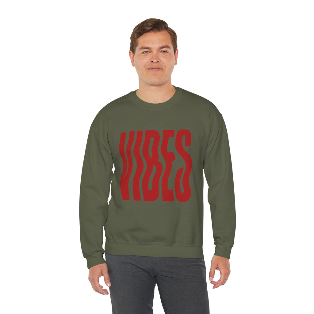 Vibes Distorted Crewneck Sweatshirt
