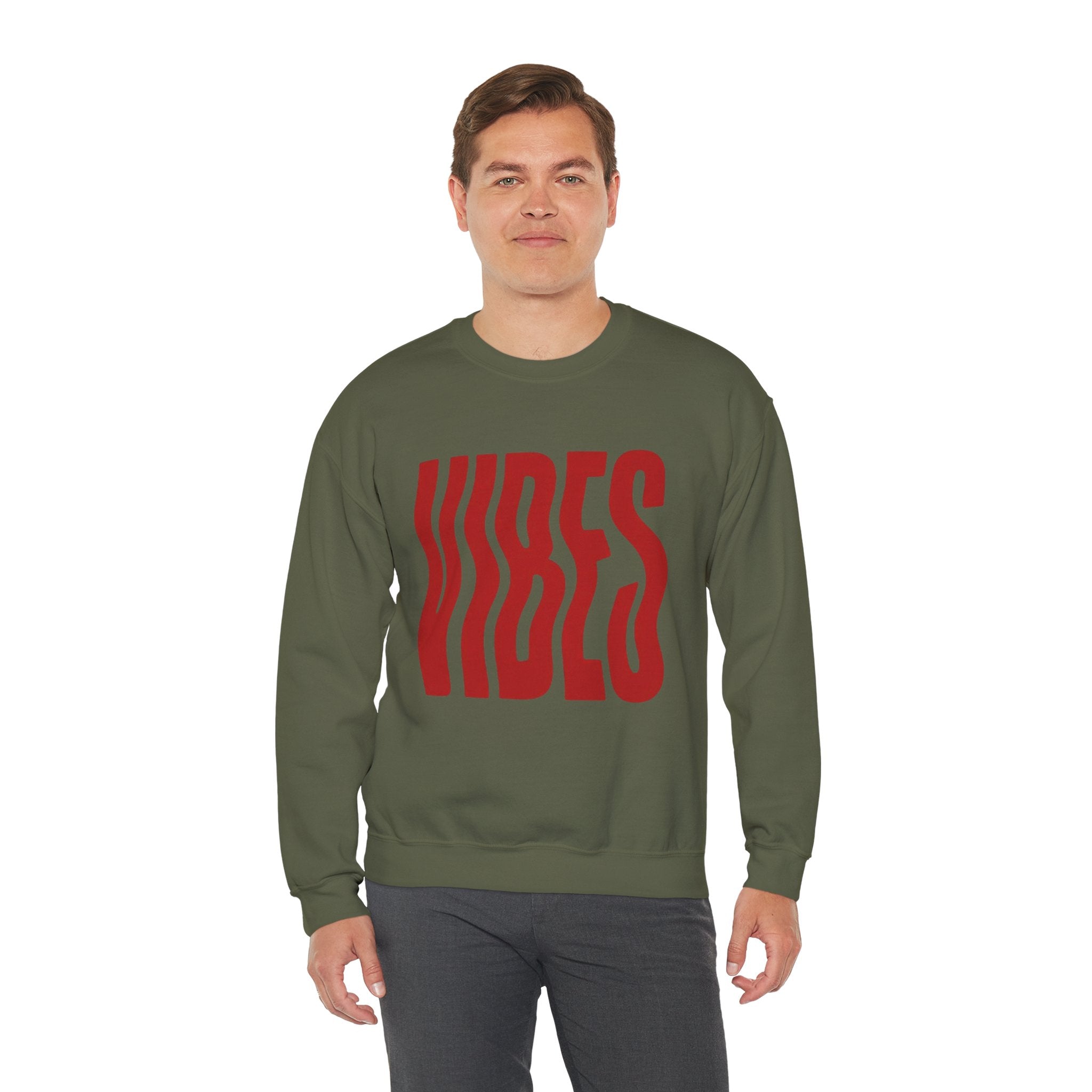 Vibes Distorted Crewneck Sweatshirt