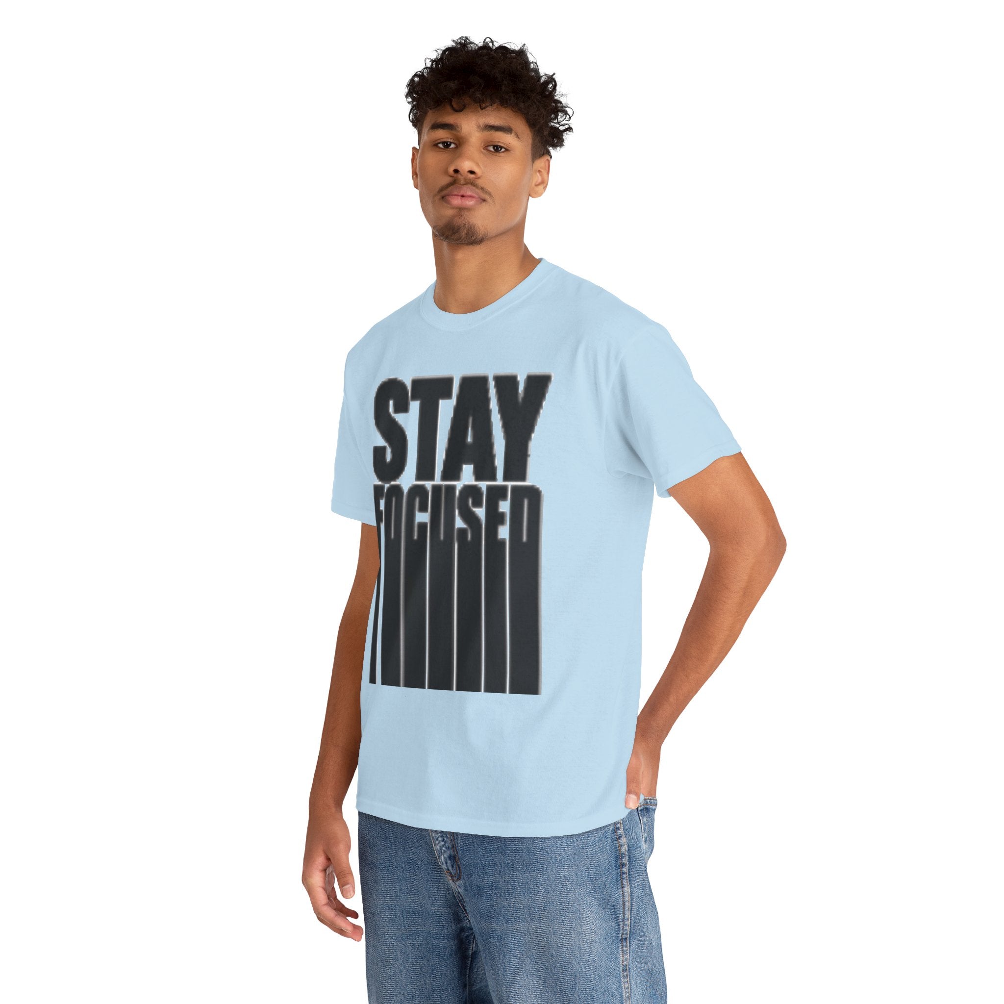 Stay Focused Tee — Motivational Graphic T‑Shirt