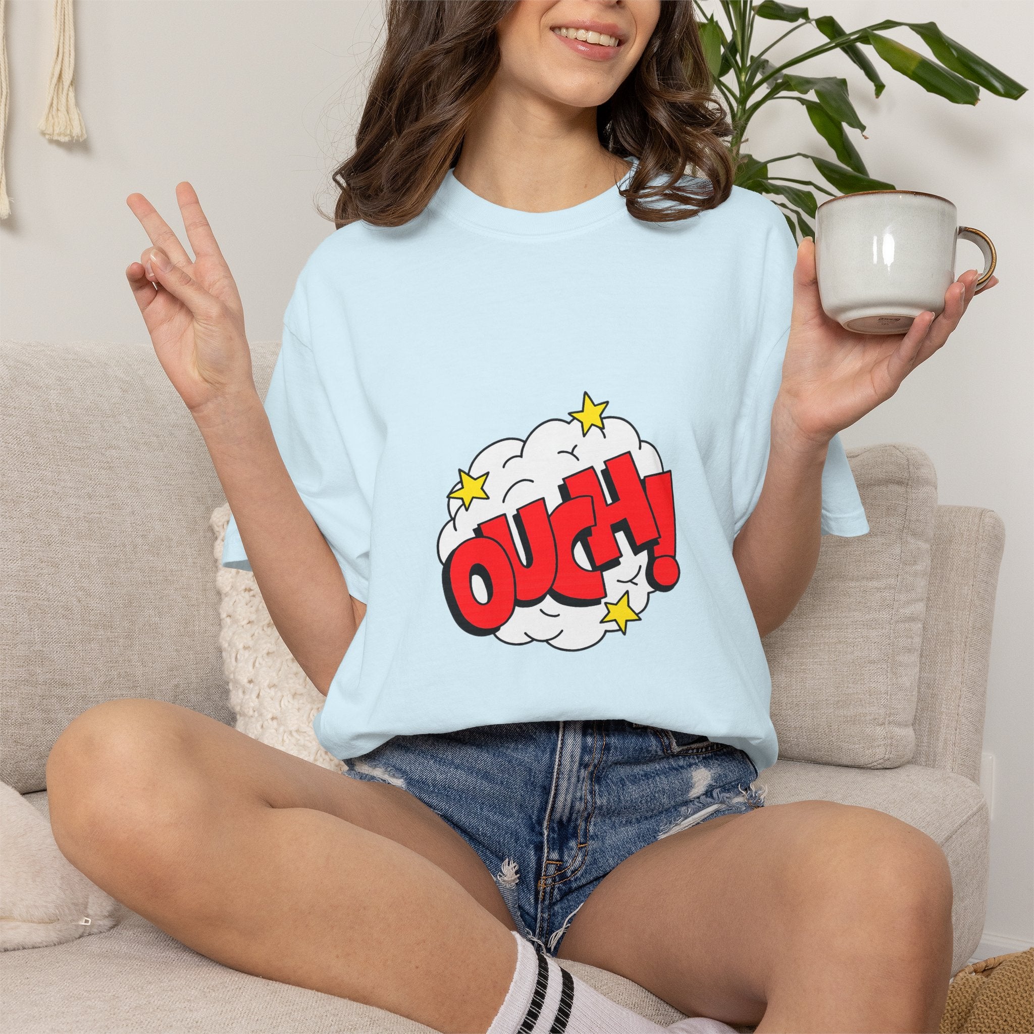 Ouch! Comic Pop Art T-Shirt