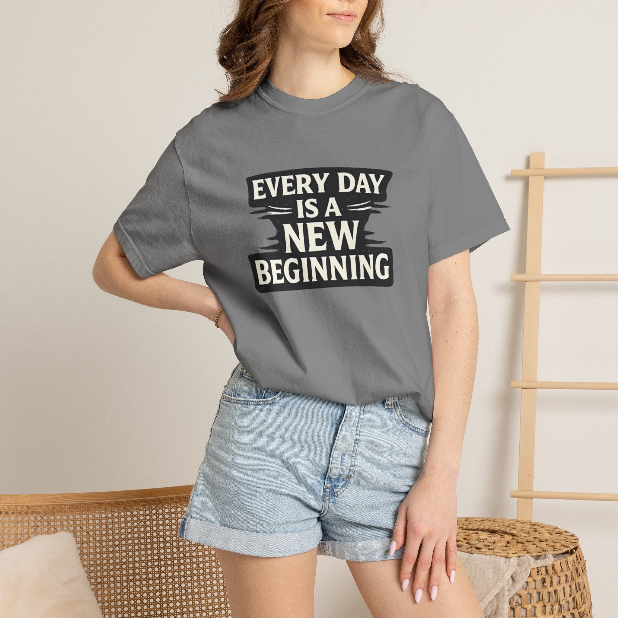 Every Day Is A New Beginning T-Shirt - Inspirational Motivational Tee