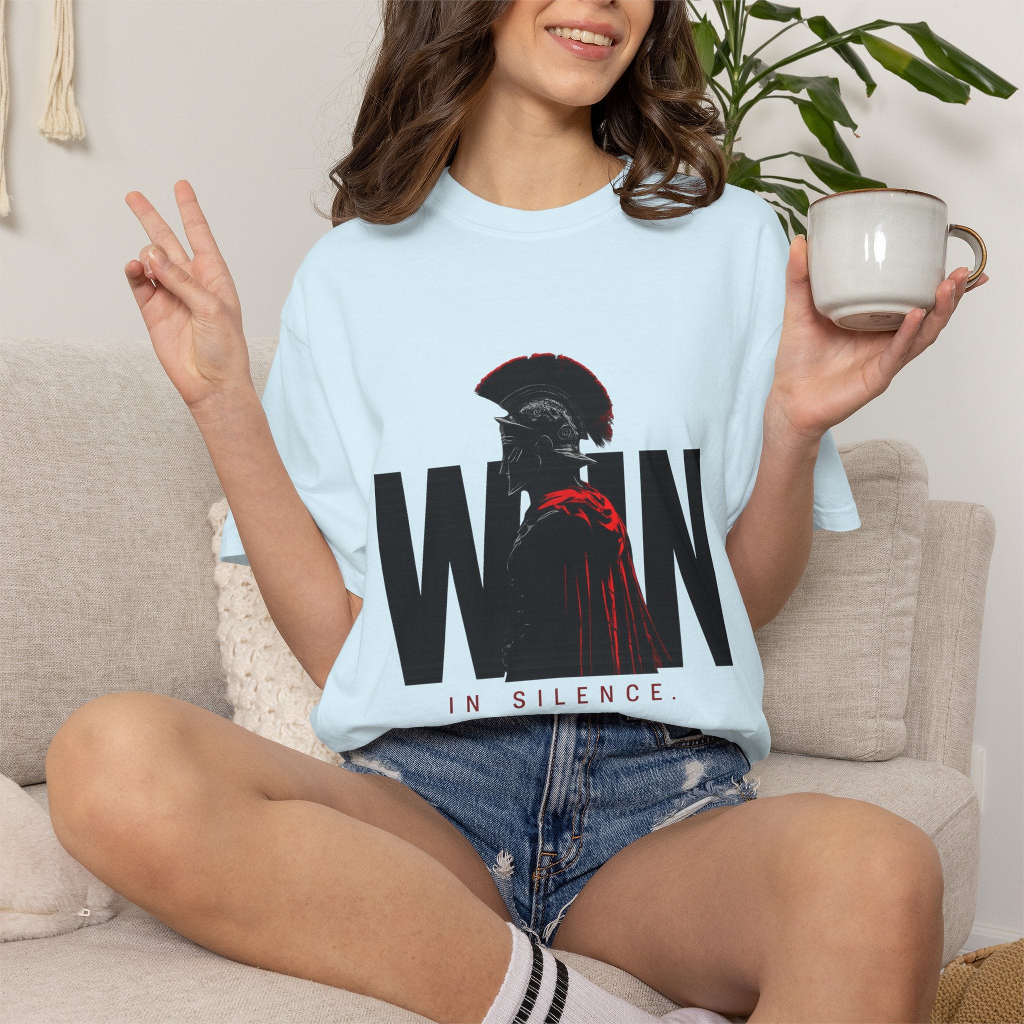 Spartan 'Win in Silence' Graphic T-Shirt