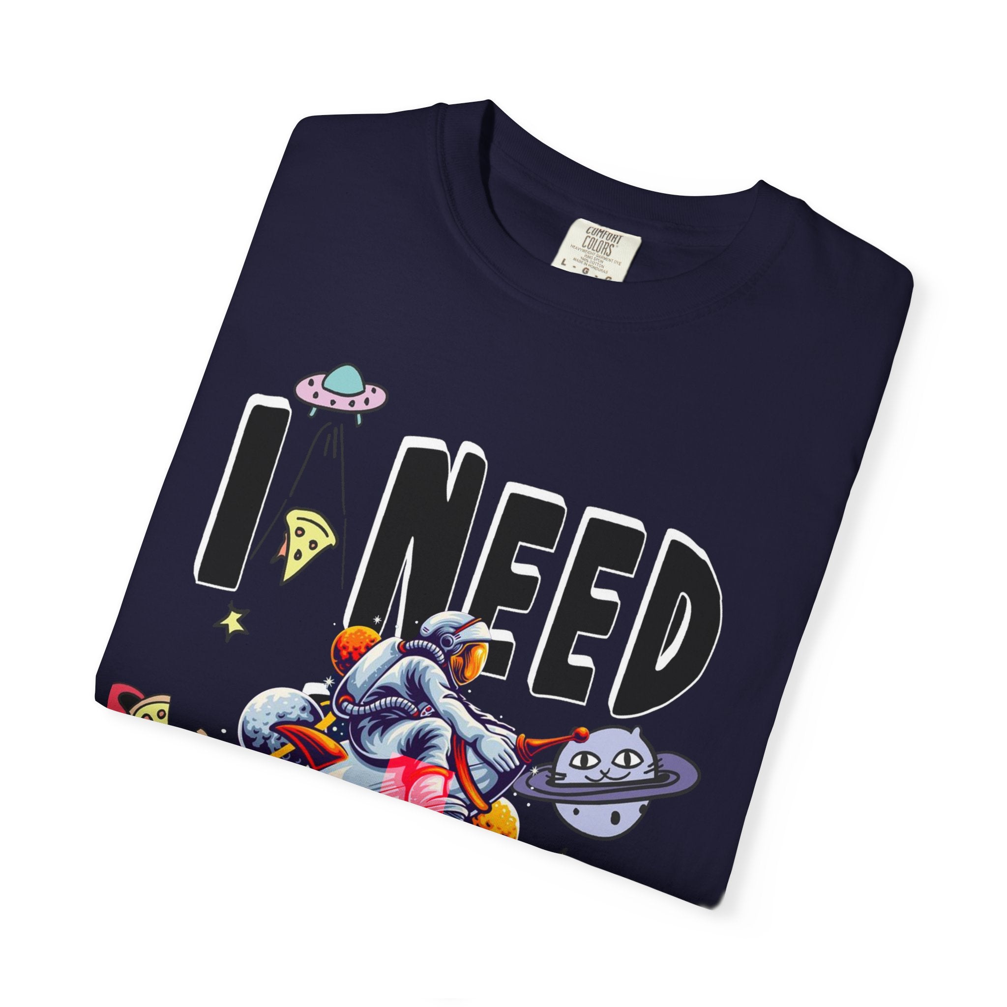 I Need Space T-Shirt — Funny Space Cartoon Astronaut Tee