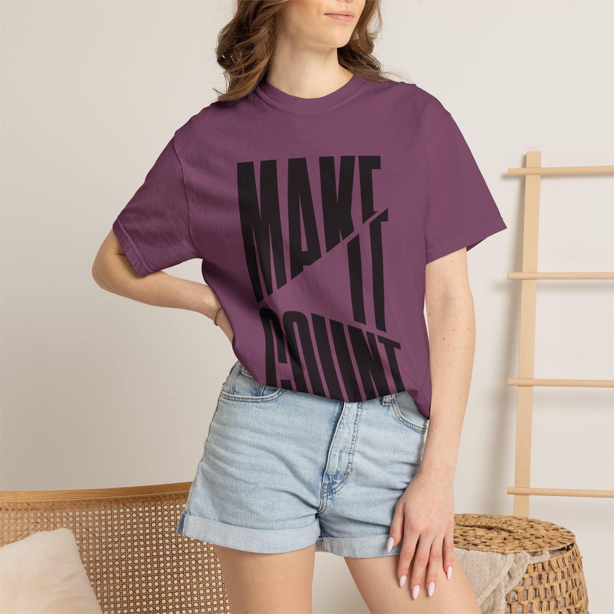 Make It Count T-Shirt — Motivational Graphic Tee
