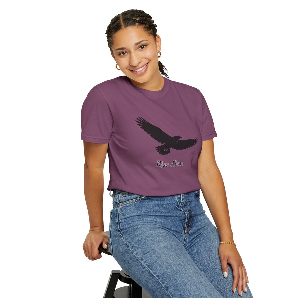 Rise Above Eagle T-Shirt — Inspirational Eagle Graphic Tee