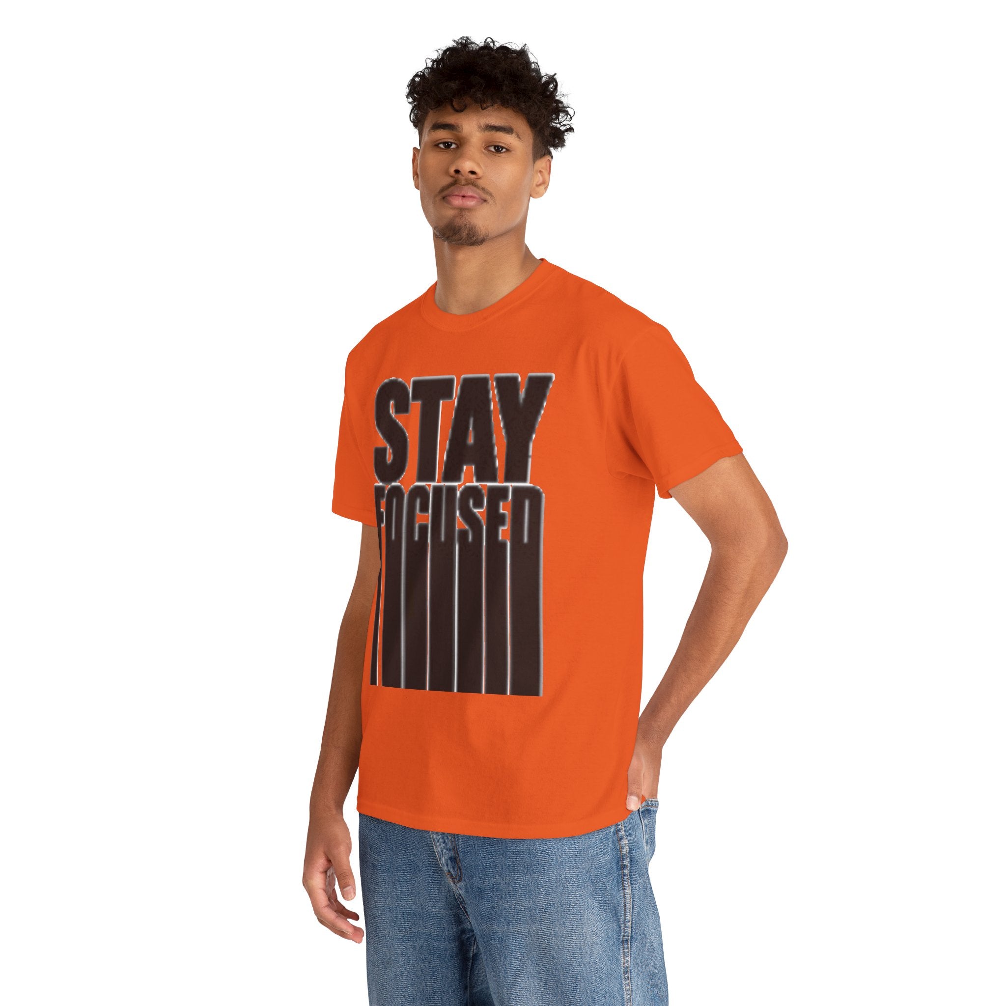 Stay Focused Tee — Motivational Graphic T‑Shirt