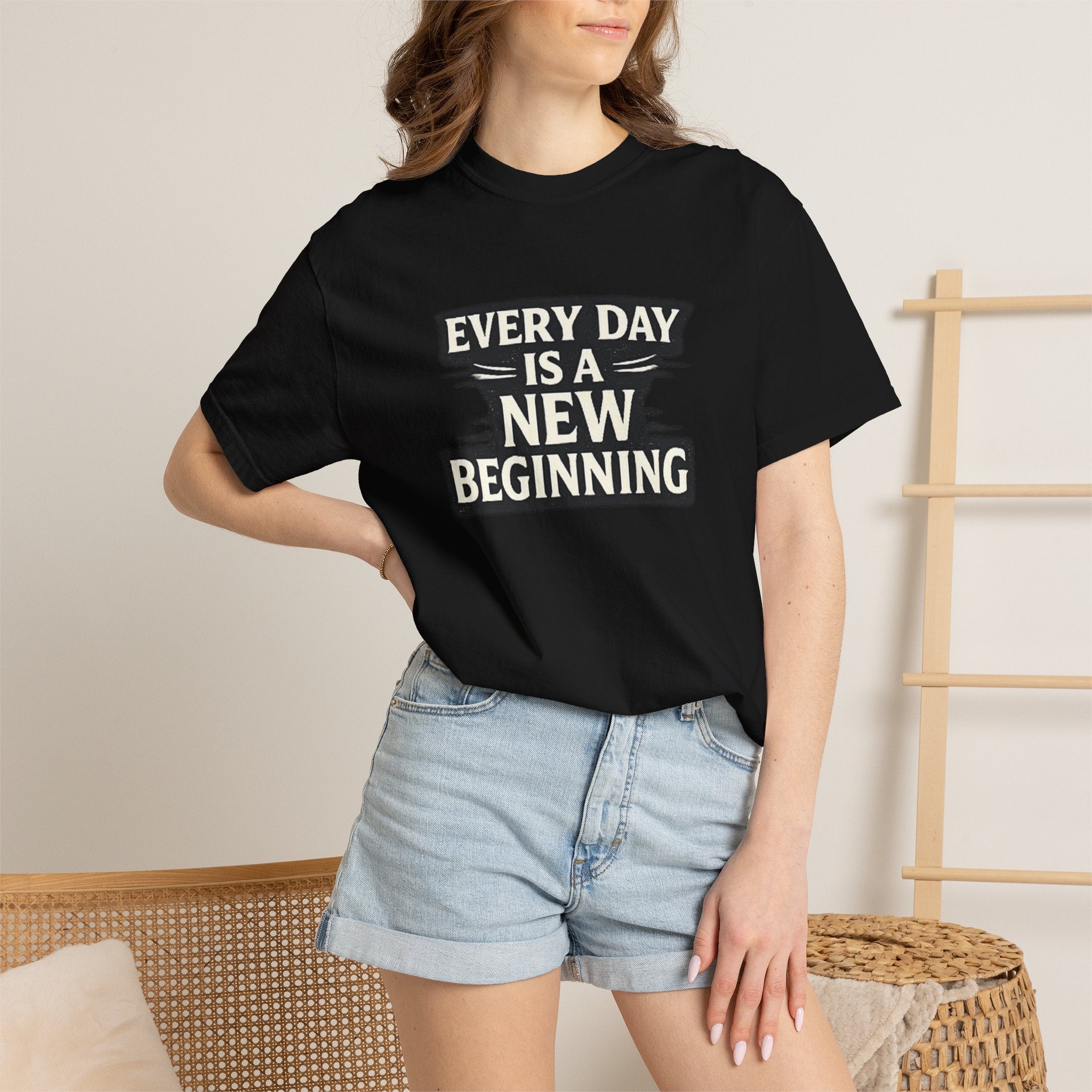 Every Day Is A New Beginning T-Shirt - Inspirational Motivational Tee