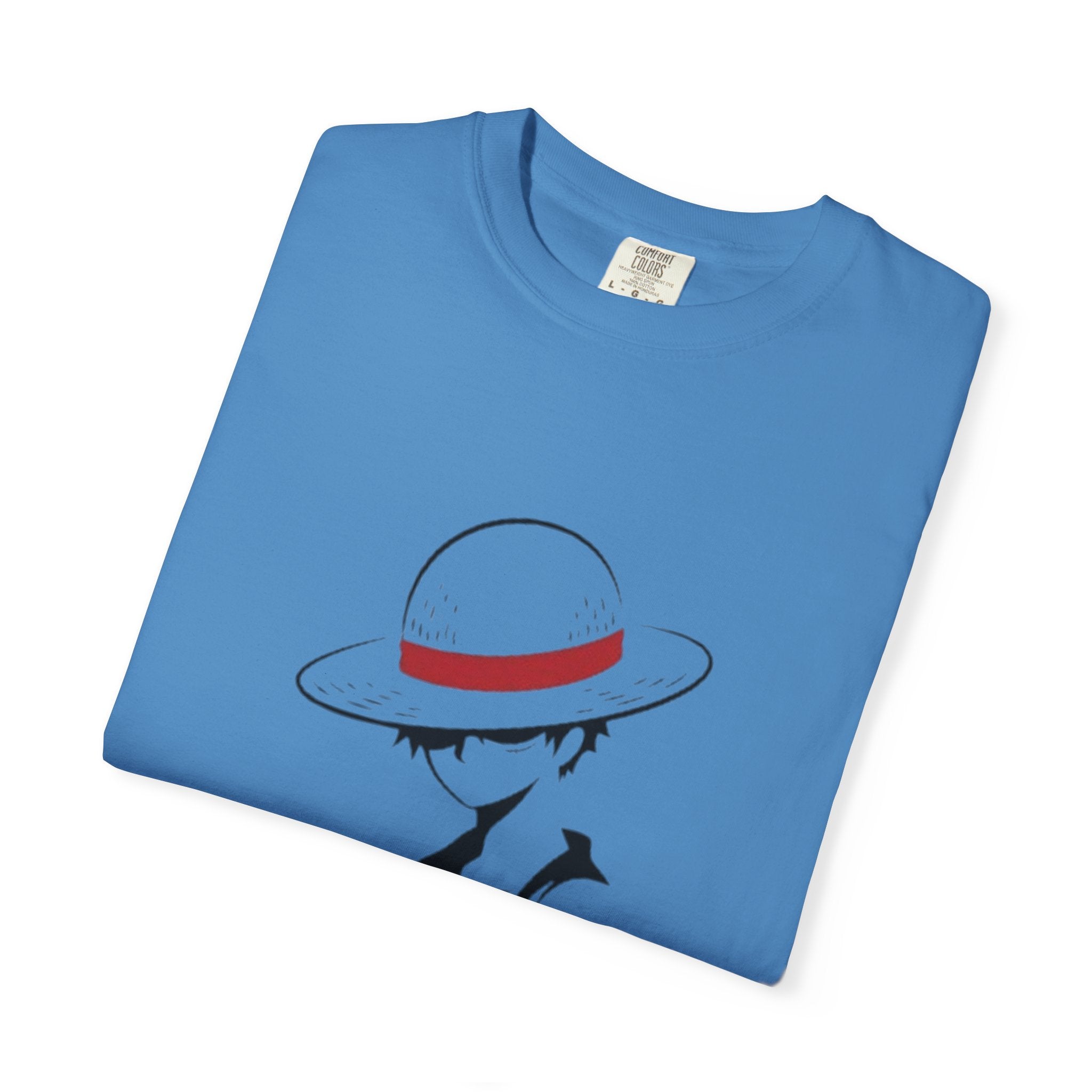 Minimal Straw Hat Silhouette T-Shirt