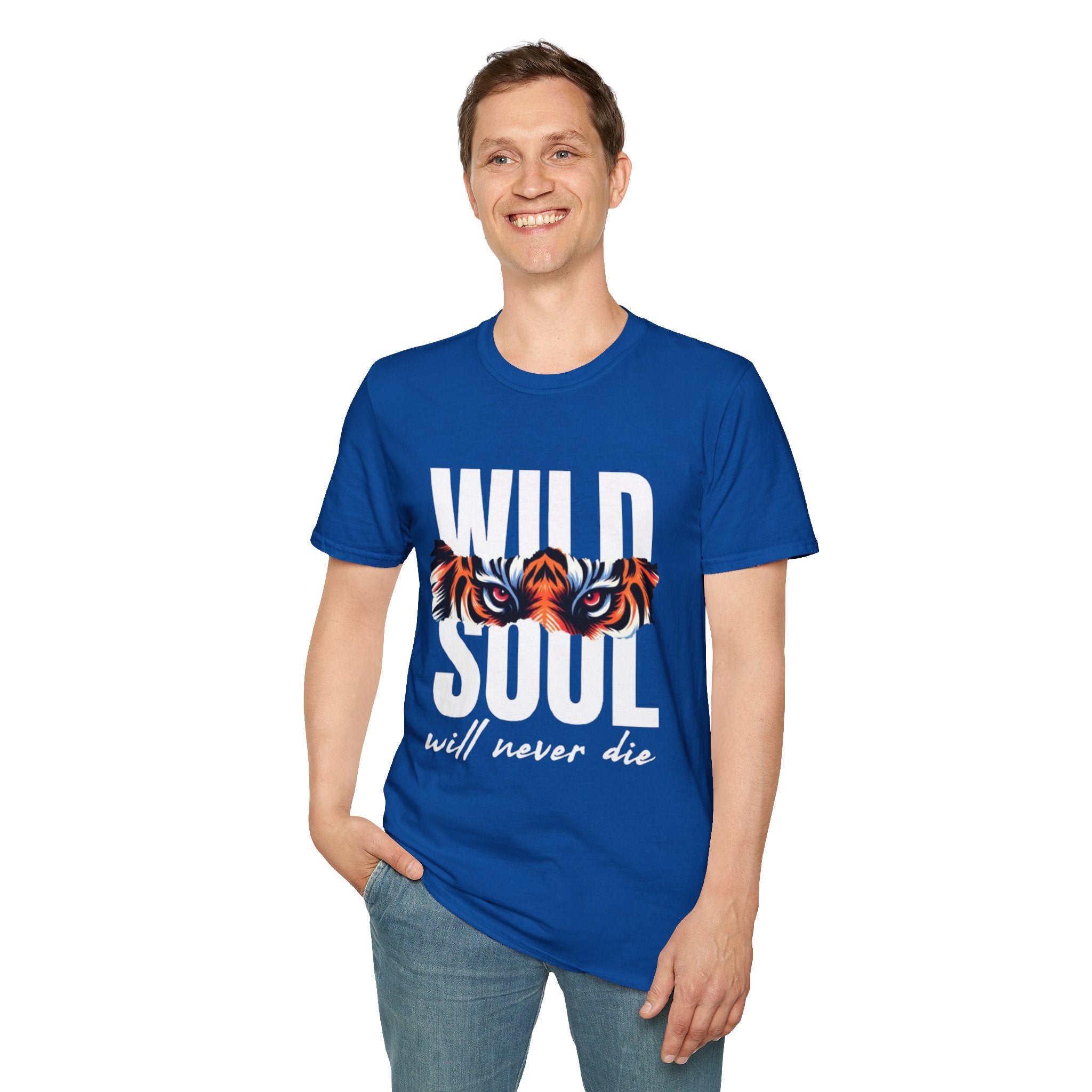 Wild Soul T-Shirt – "Wild Soul Will Never Die" Tiger Eyes Graphic Tee