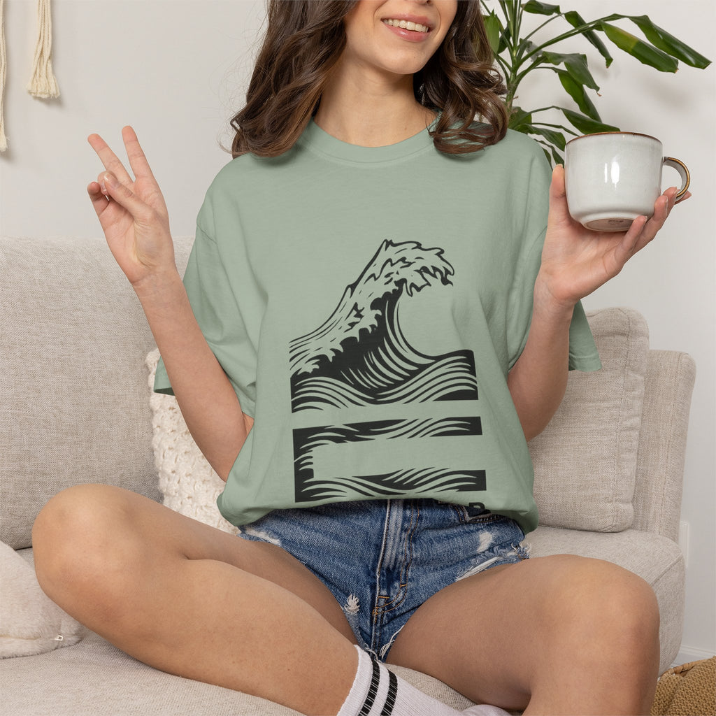 Rise Up Wave T-Shirt — Graphic Ocean Wave Tee