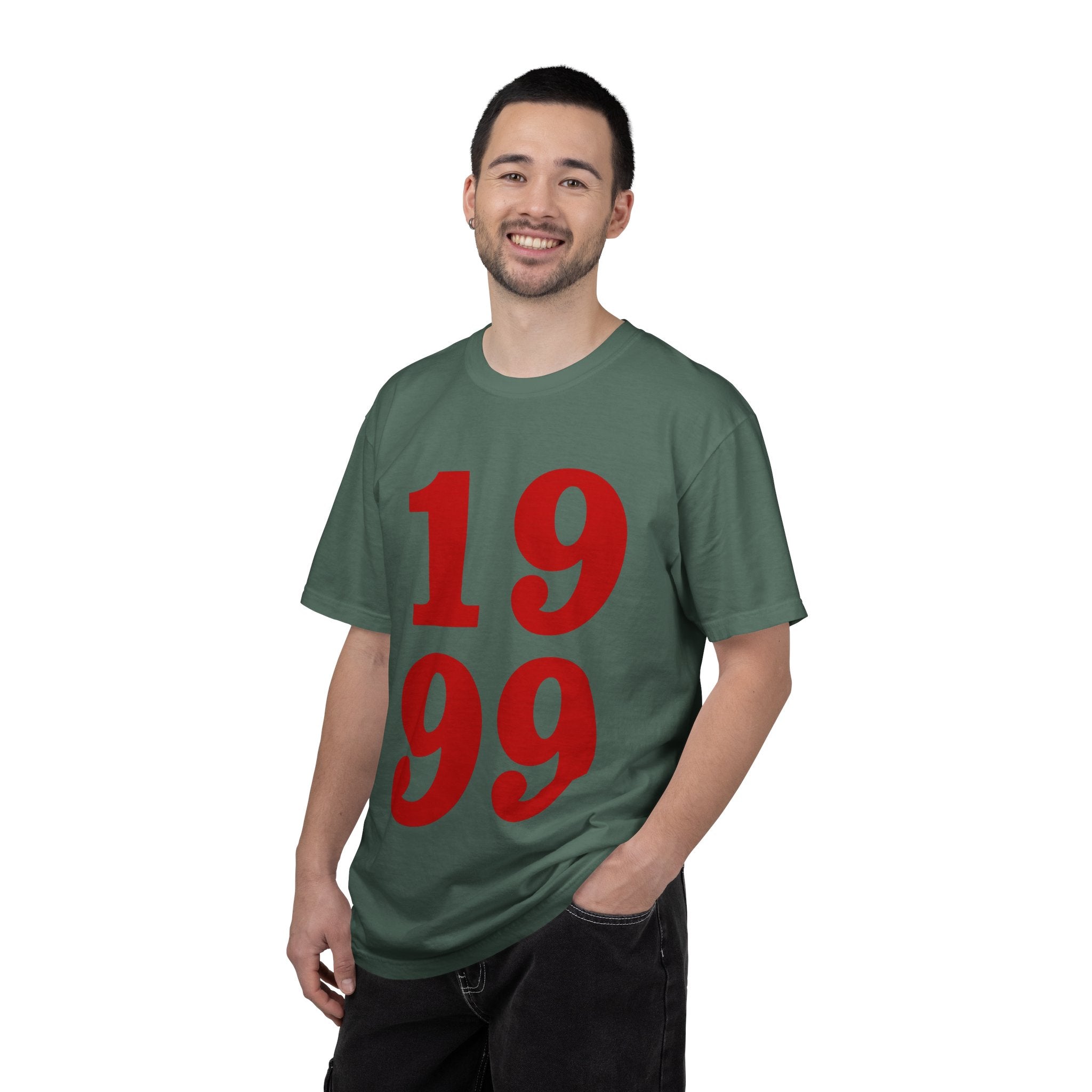 1999 Retro Number T-Shirt — Vintage Birth Year Tee