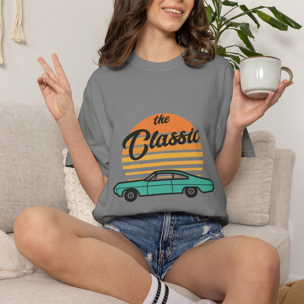 Classic Car Tee — 'The Classic' Vintage Sunset Retro T-Shirt
