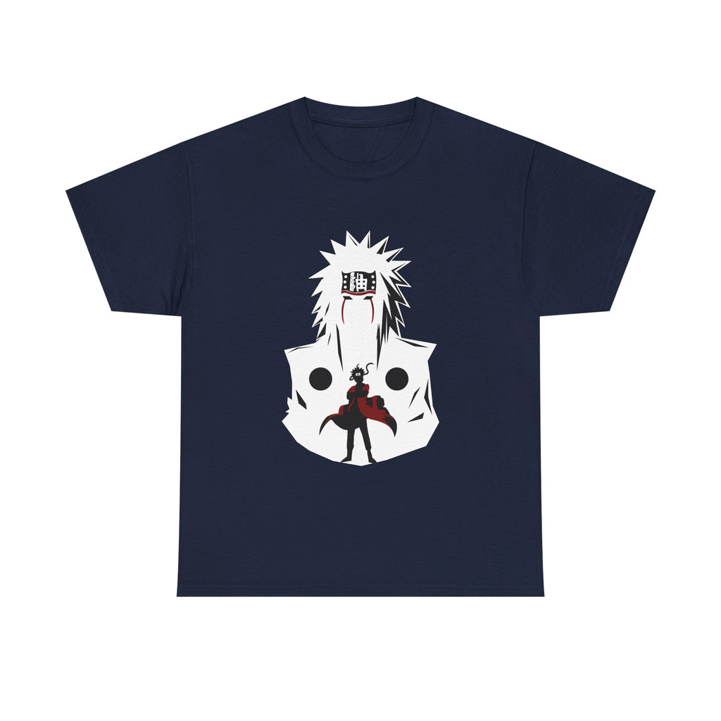 Anime Shadow Warrior T-Shirt — Silhouette Battle Graphic Tee