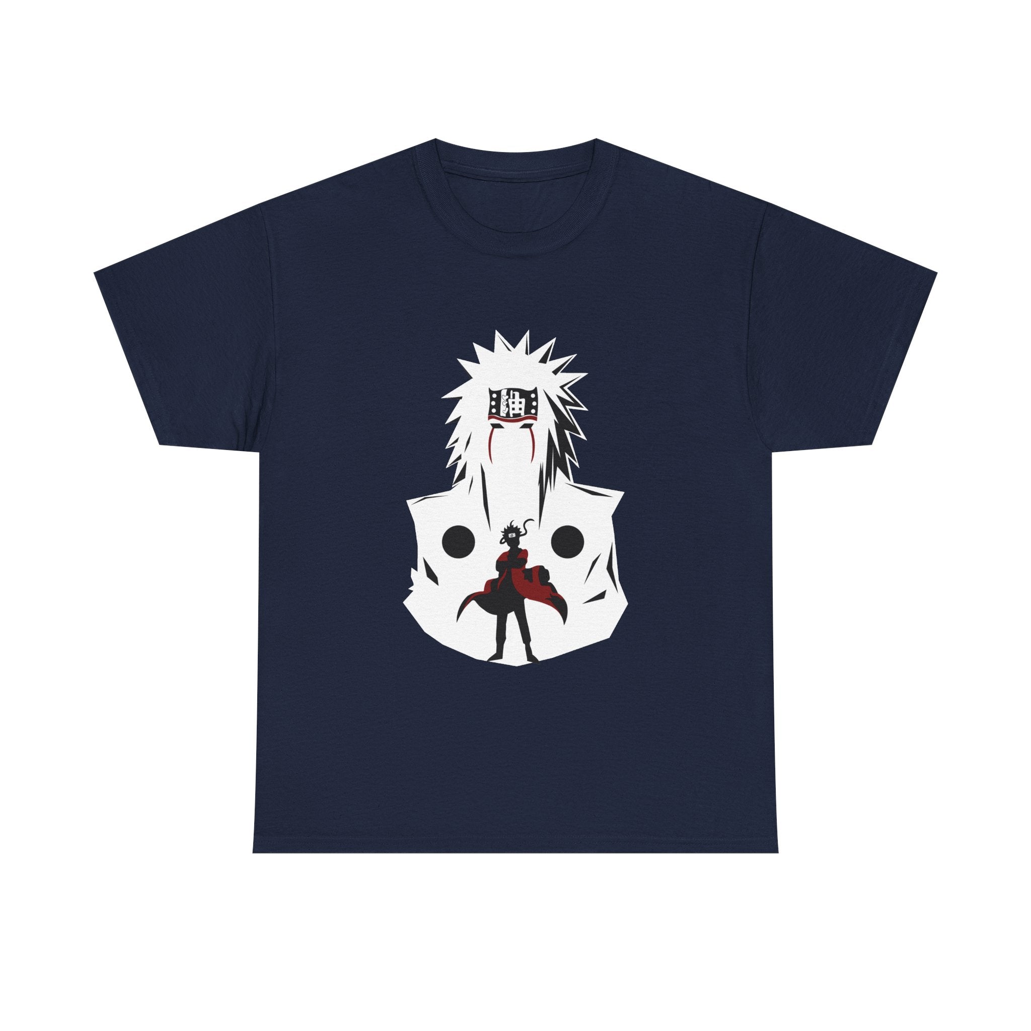 Anime Shadow Warrior T-Shirt — Silhouette Battle Graphic Tee
