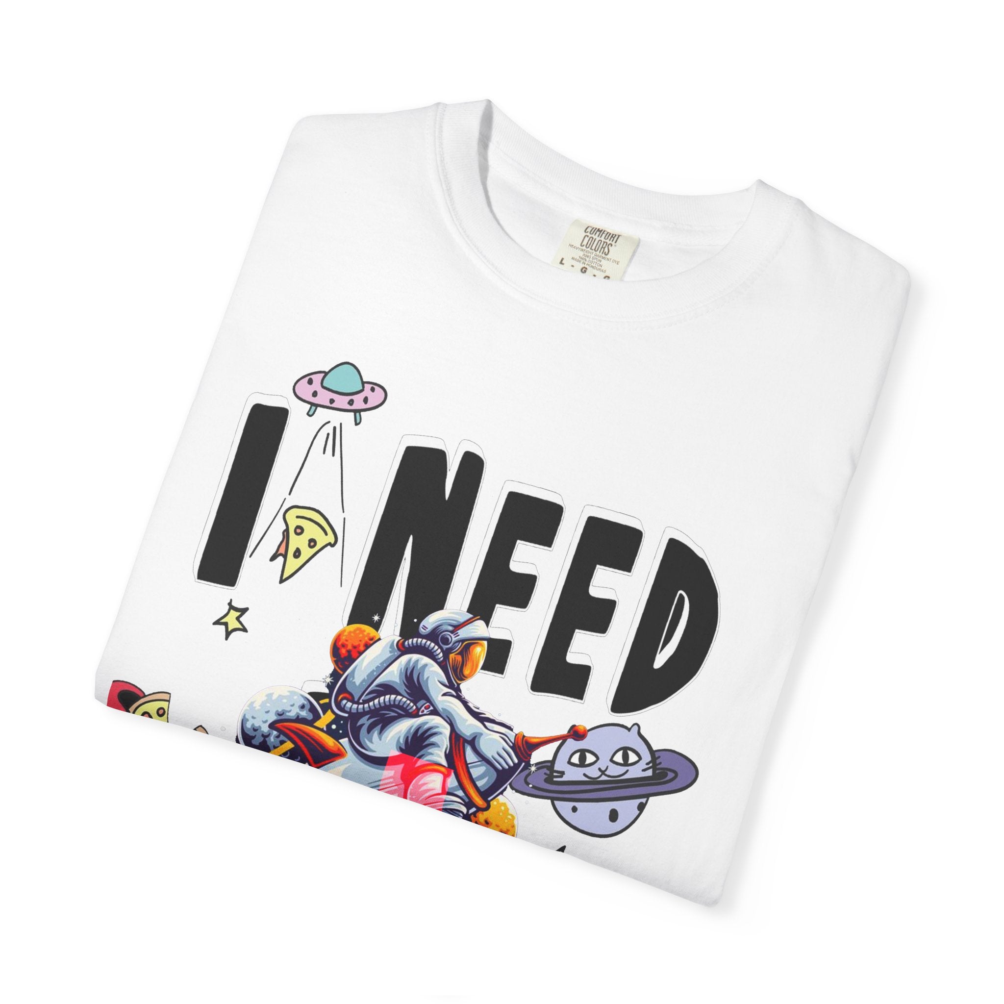 I Need Space T-Shirt — Funny Space Cartoon Astronaut Tee
