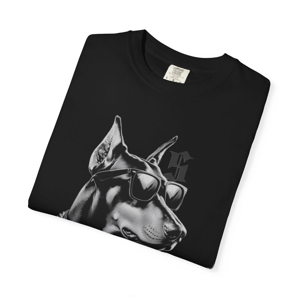 Doberman Sunglasses Graphic T-Shirt — "Snooper" Streetwear Tee