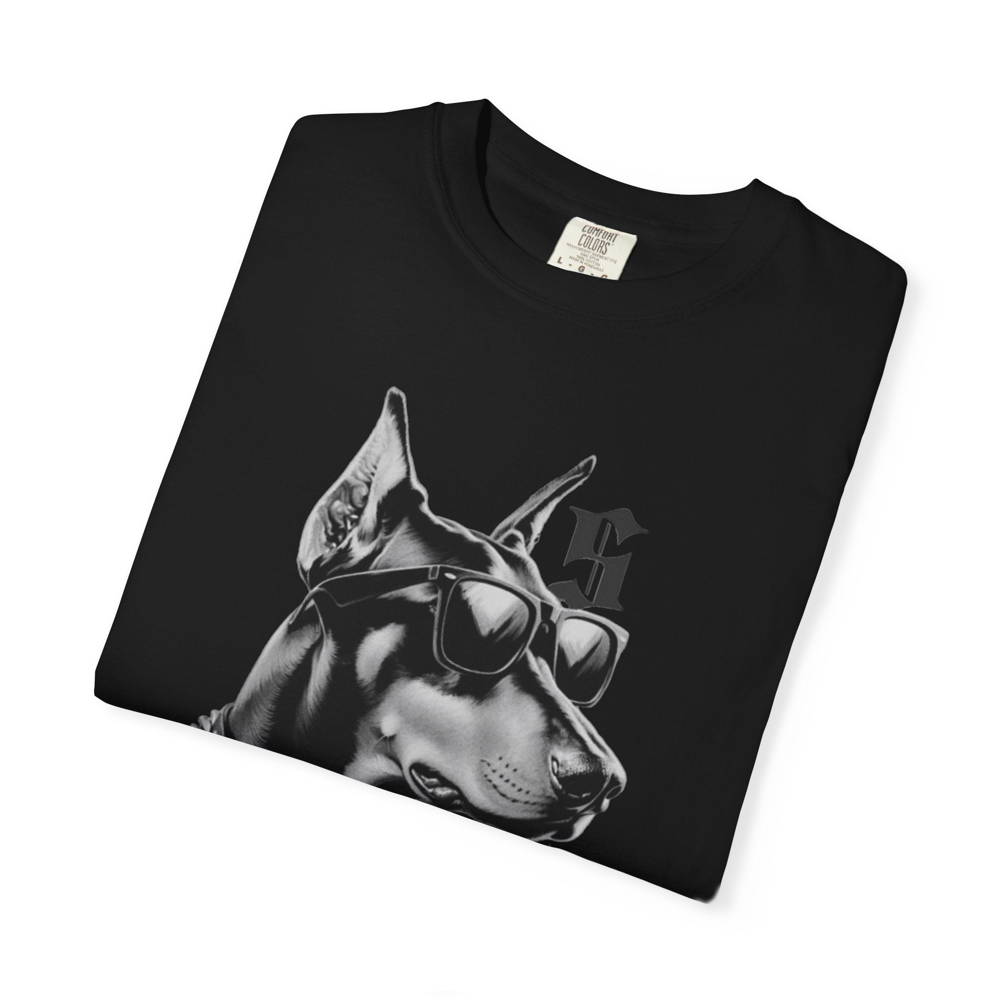 Doberman Sunglasses Graphic T-Shirt — "Snooper" Streetwear Tee