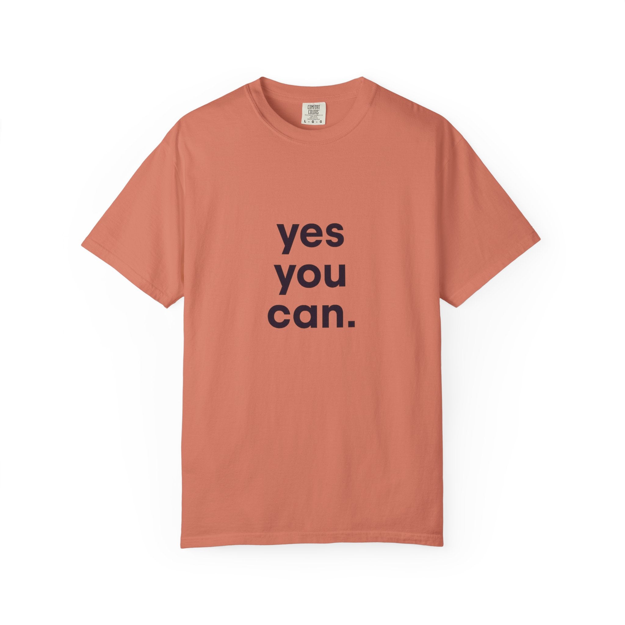 Yes You Can T-Shirt — Minimal Motivational Tee