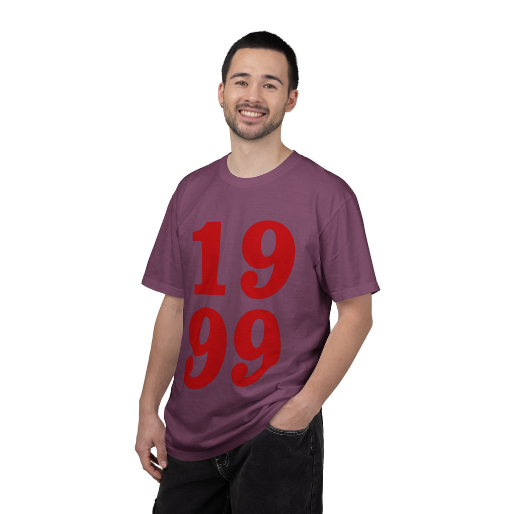 1999 Retro Number T-Shirt — Vintage Birth Year Tee