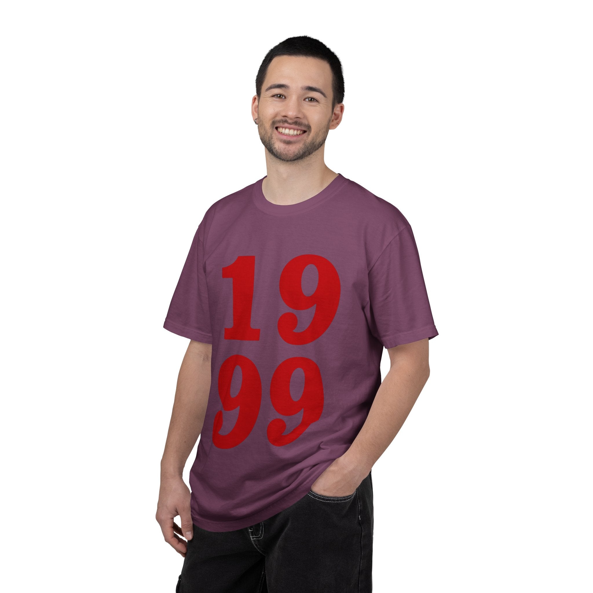 1999 Retro Number T-Shirt — Vintage Birth Year Tee