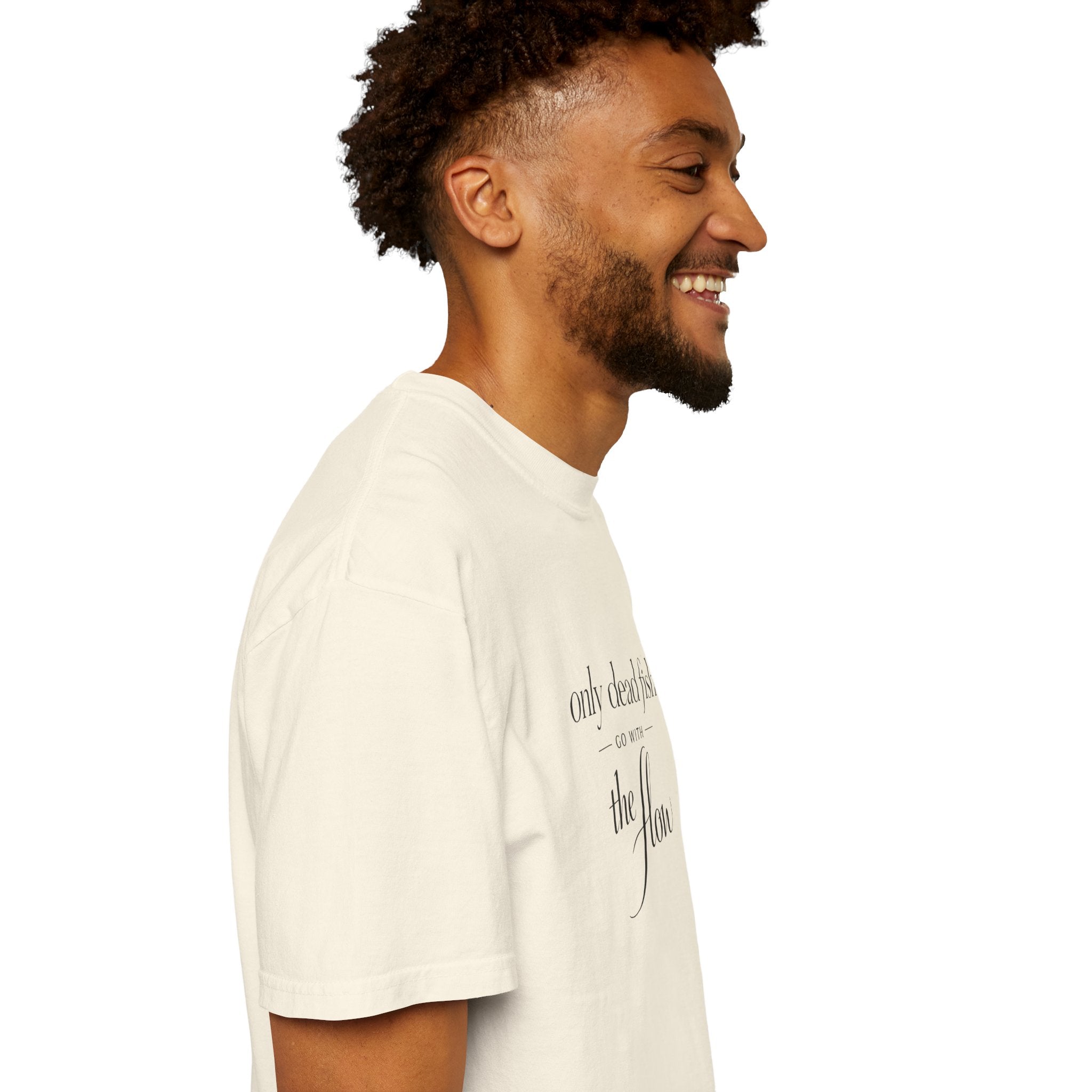 'Only Dead Fish Go With the Flow' Graphic T-Shirt