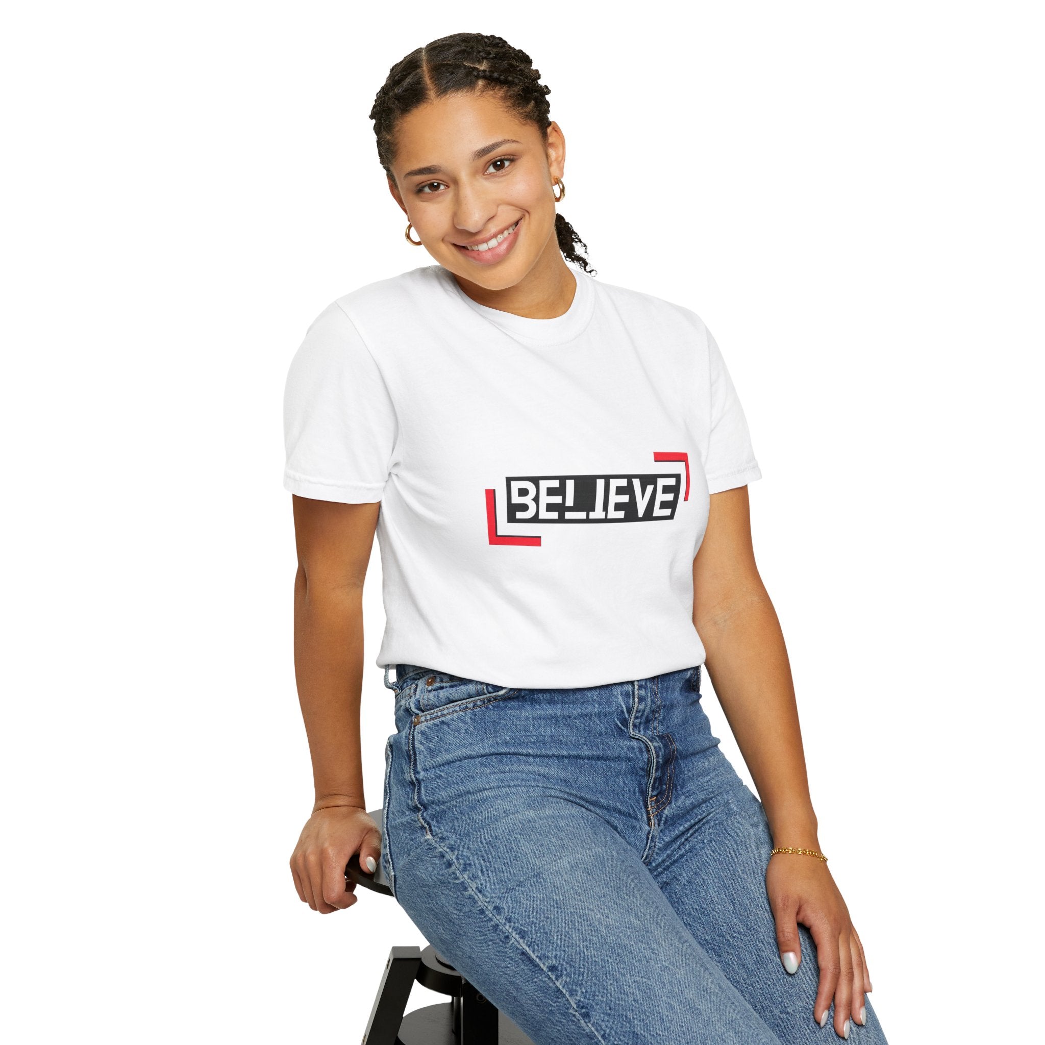 Believe Graphic T-Shirt — Bold Motivational Tee