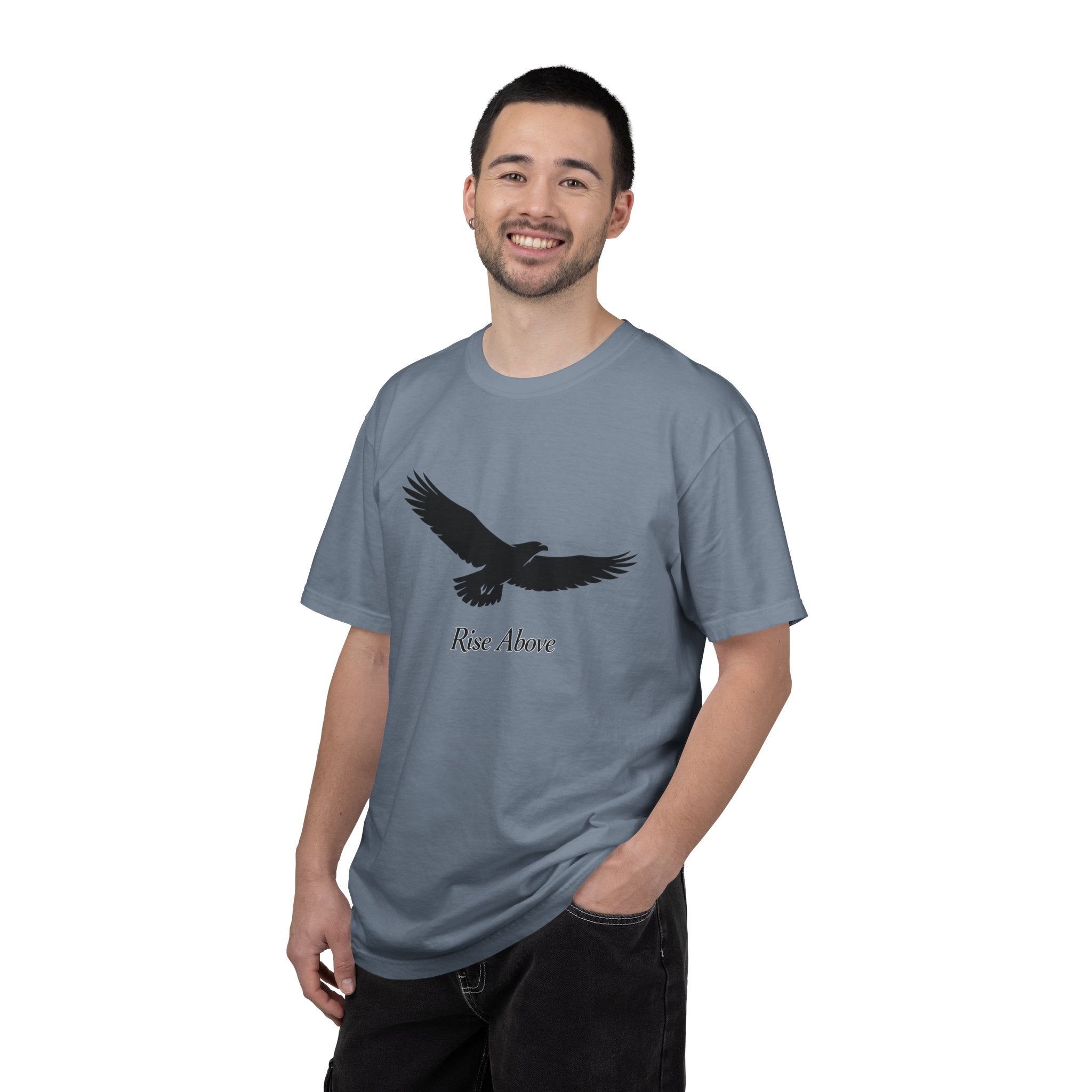 Rise Above Eagle T-Shirt — Inspirational Eagle Graphic Tee