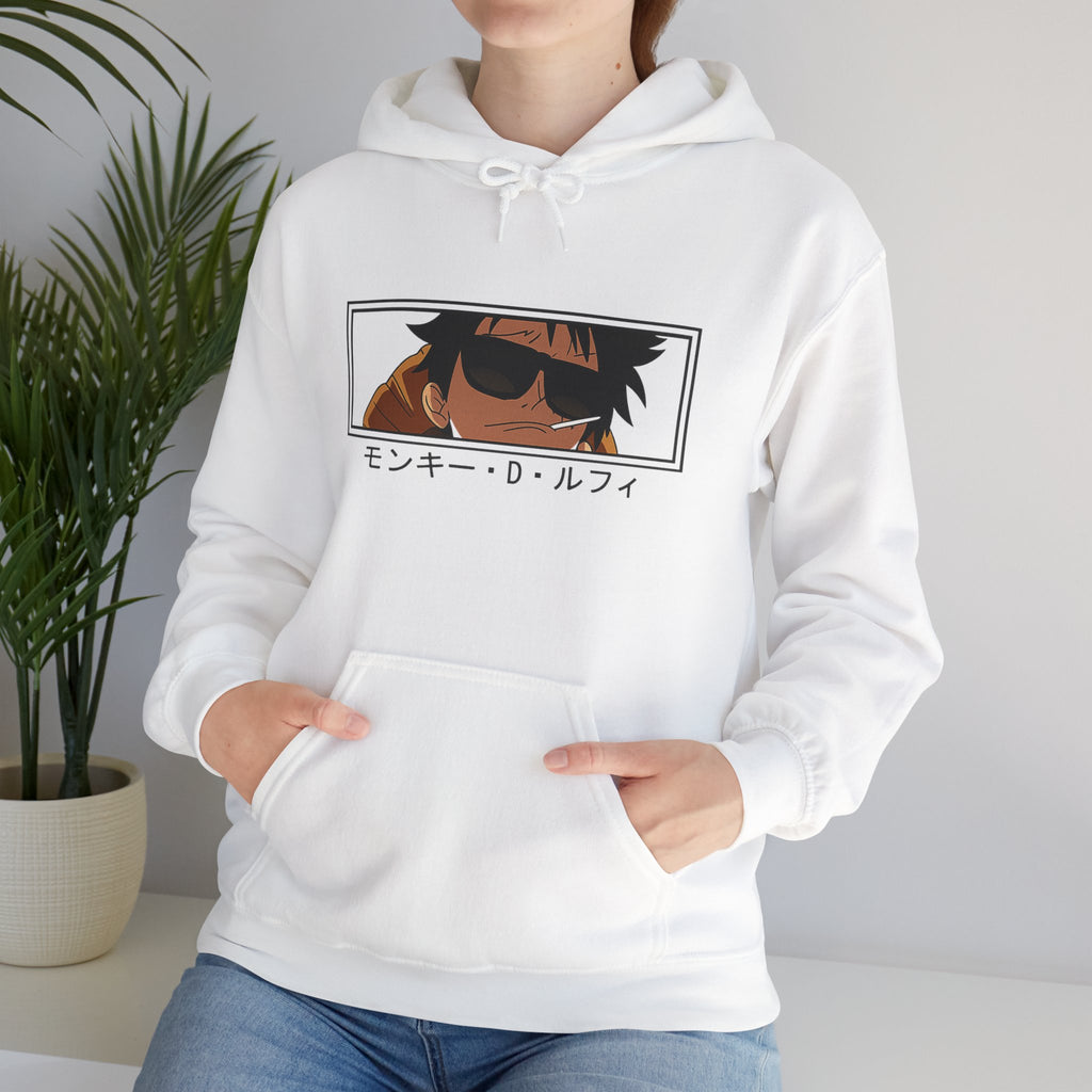 Anime Sunglasses Hoodie — モンキー・D・ルフィ Trackable Goggles Design