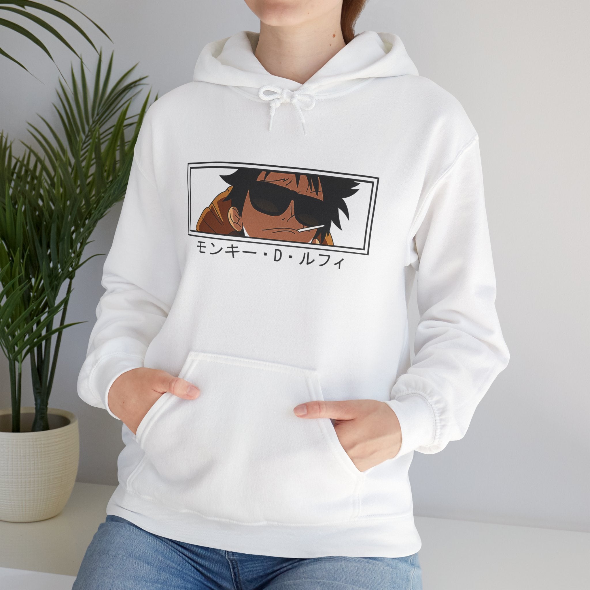Anime Sunglasses Hoodie — モンキー・D・ルフィ Trackable Goggles Design