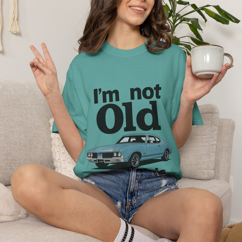 Classic Car T-Shirt — "I'm Not Old I'm Classic" Vintage Auto Tee