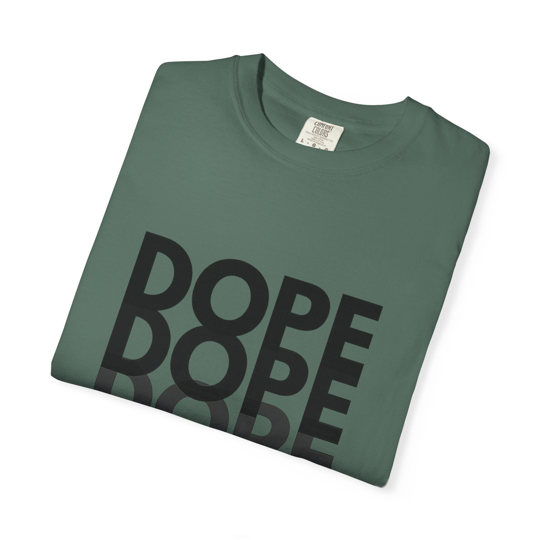 Dope Repeat Graphic T-Shirt — Retro Stacked Typography Tee