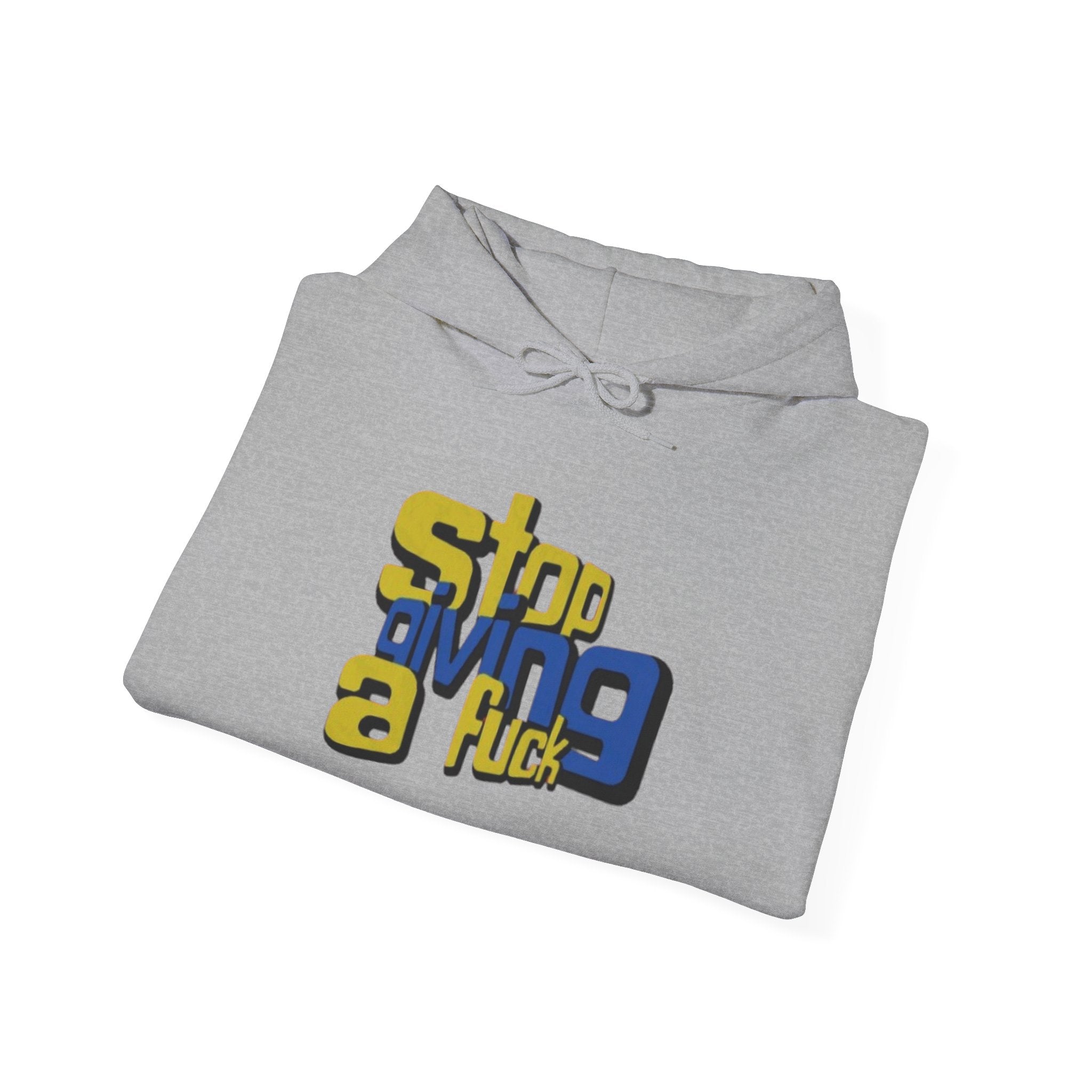 Hoodie — "Stop Giving a F*ck" Bold Retro Graphic Hoodie