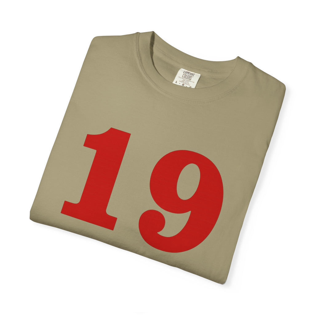 1999 Retro Number T-Shirt — Vintage Birth Year Tee