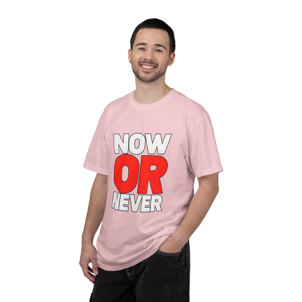 Now Or Never T-Shirt — Motivational Graphic Tee